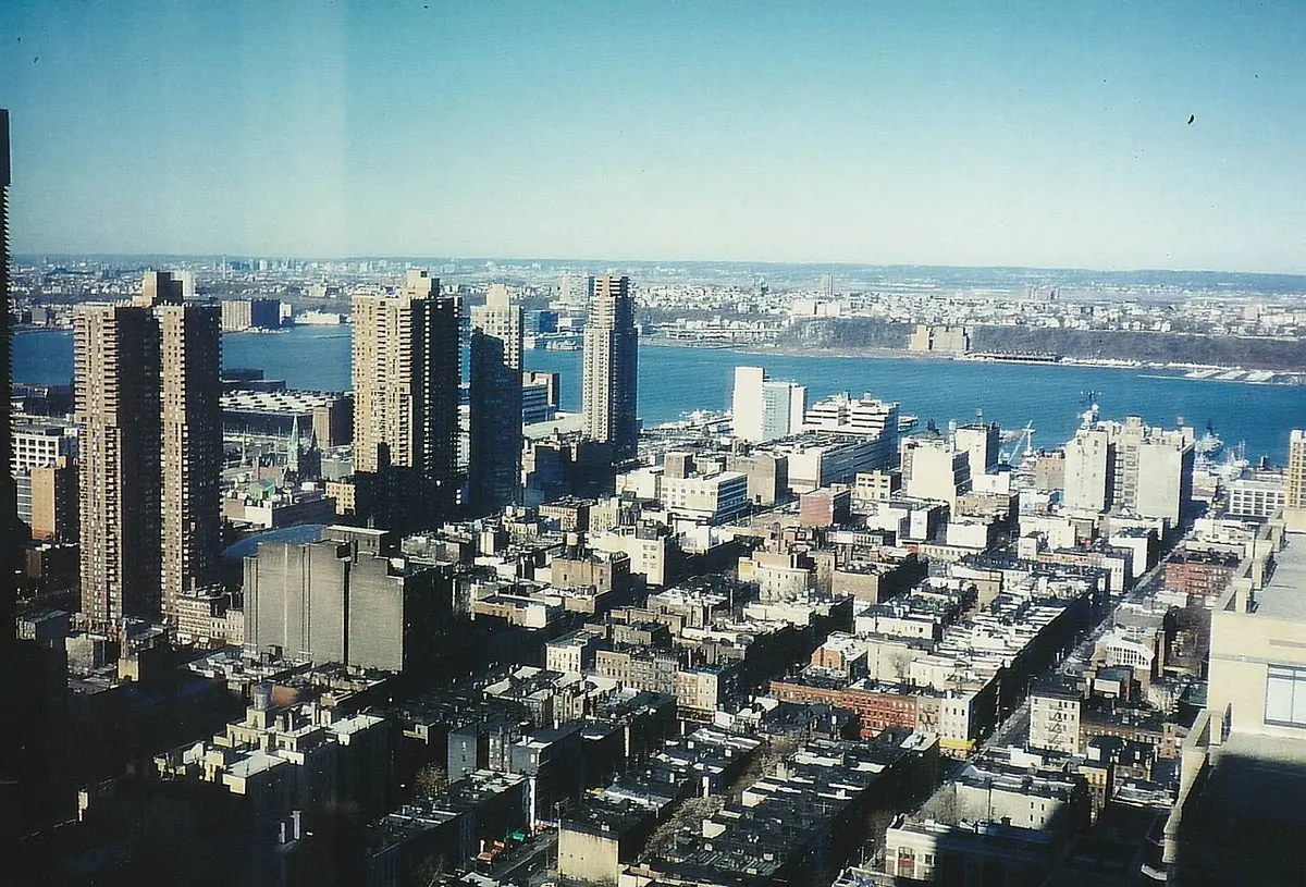 1995 年的纽约城市航拍