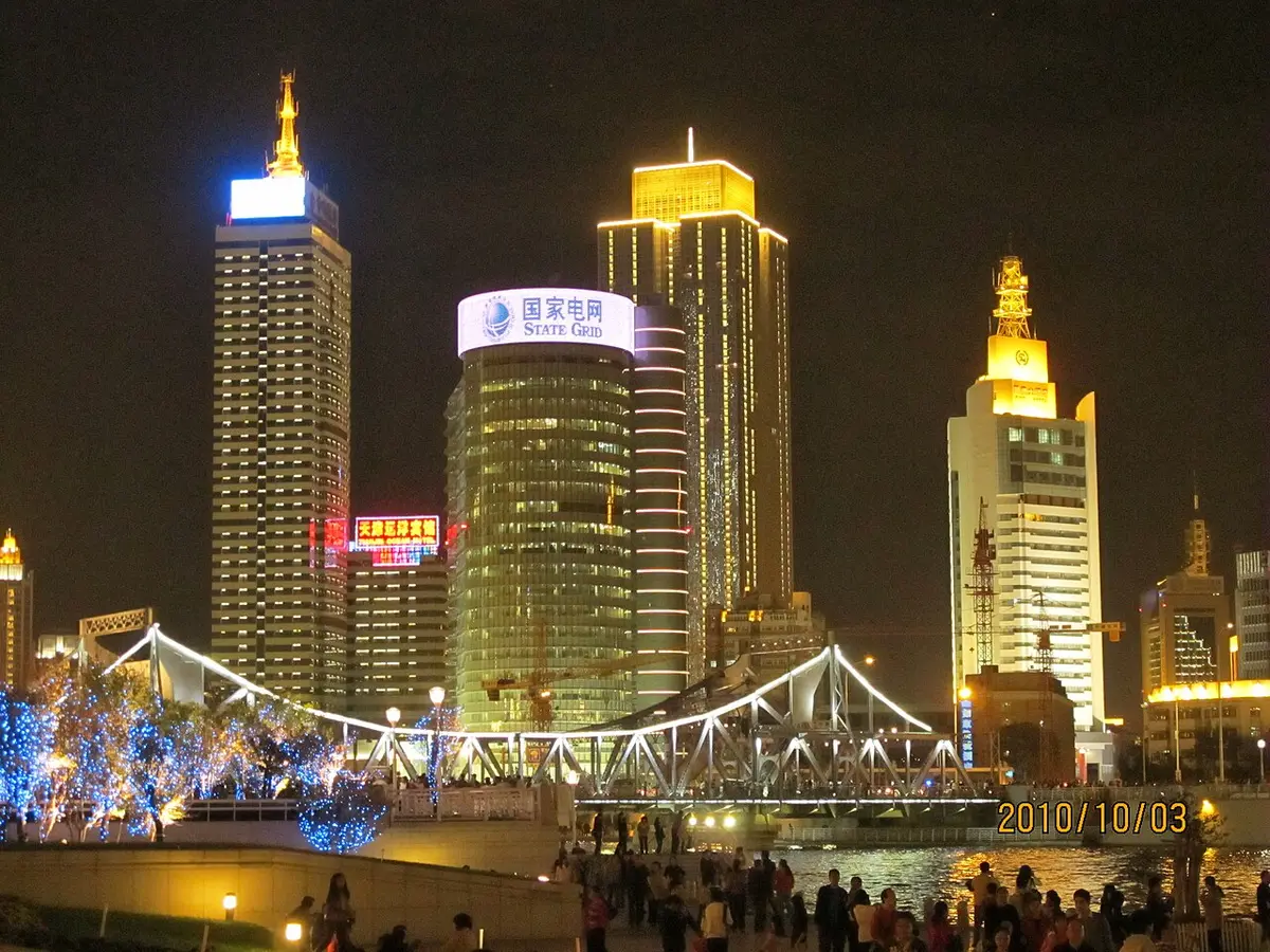 天津城市夜景